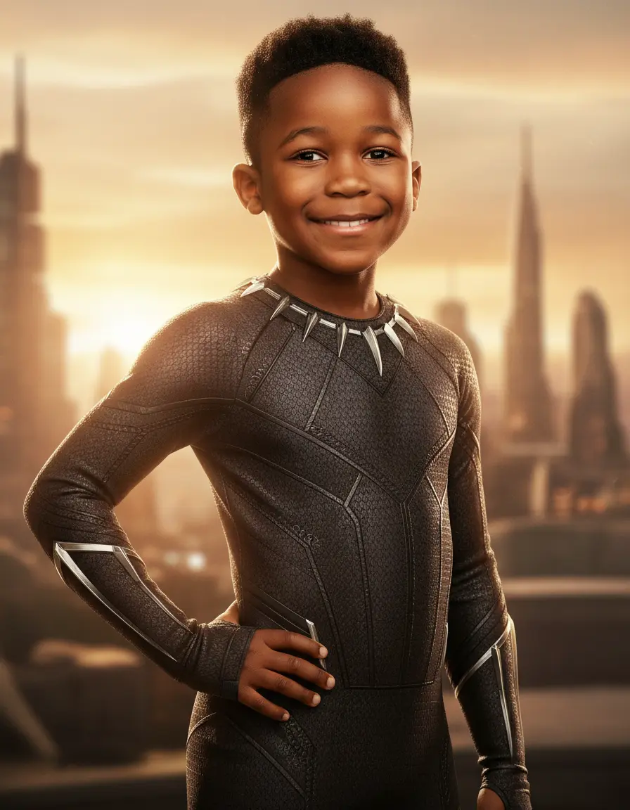 Black Panther transformation